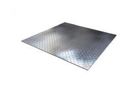 Stainless steel checkered plate